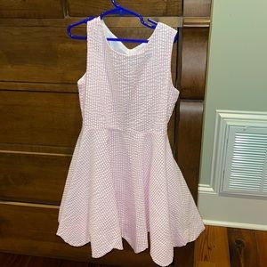 Beautiful girls dress pink and white Easter dress